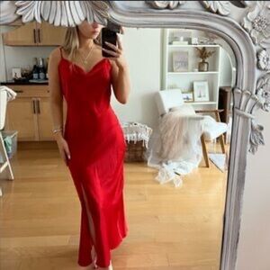 Chic Red Maxi Dress